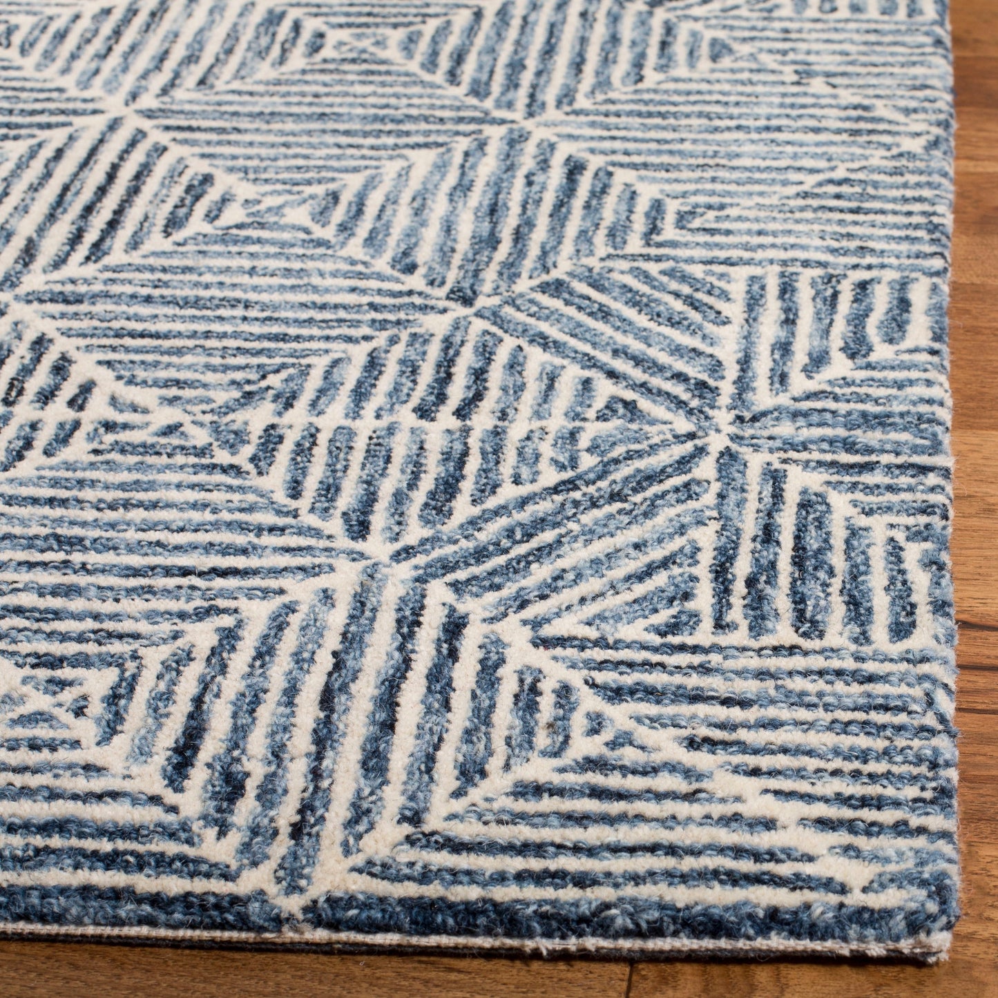 Tapis moderne en laine SAFAVIEH fait main, abstrait, Harmonna