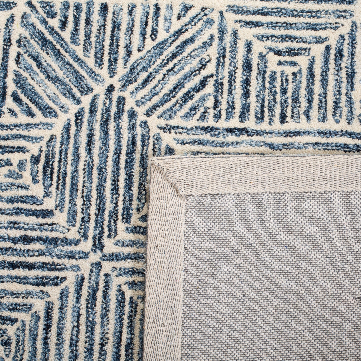 Tapis moderne en laine SAFAVIEH fait main, abstrait, Harmonna