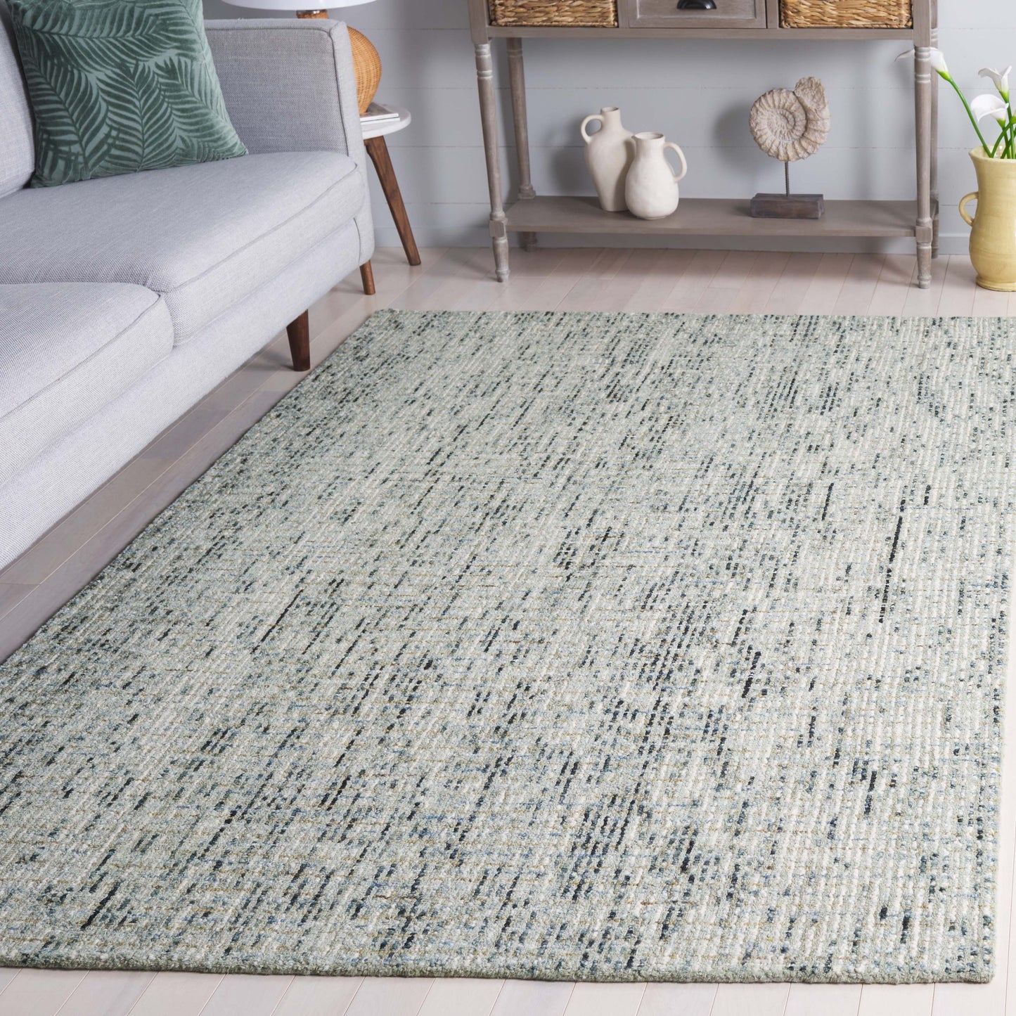 SAFAVIEH Tapis moderne en laine abstrait fait main Lotje