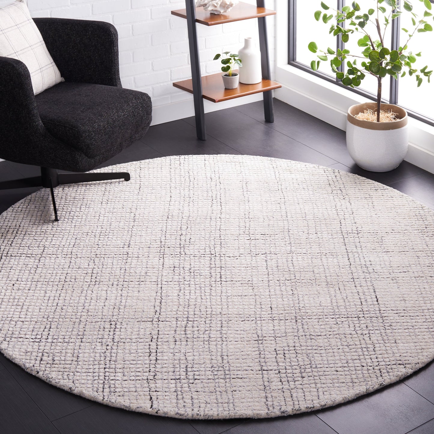 Tapis moderne en viscose SAFAVIEH fait main, abstrait, Marikka
