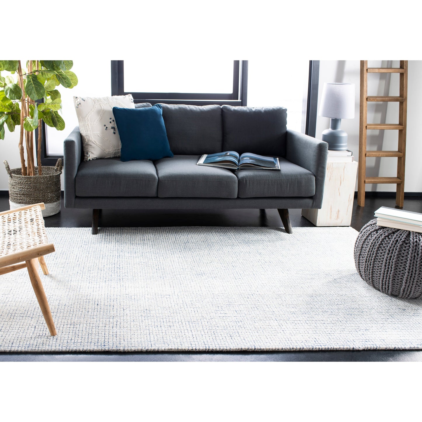 Tapis moderne en viscose SAFAVIEH fait main, abstrait, Marikka