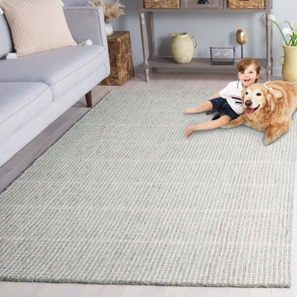 Tapis moderne en laine abstrait Soumitra fait main SAFAVIEH