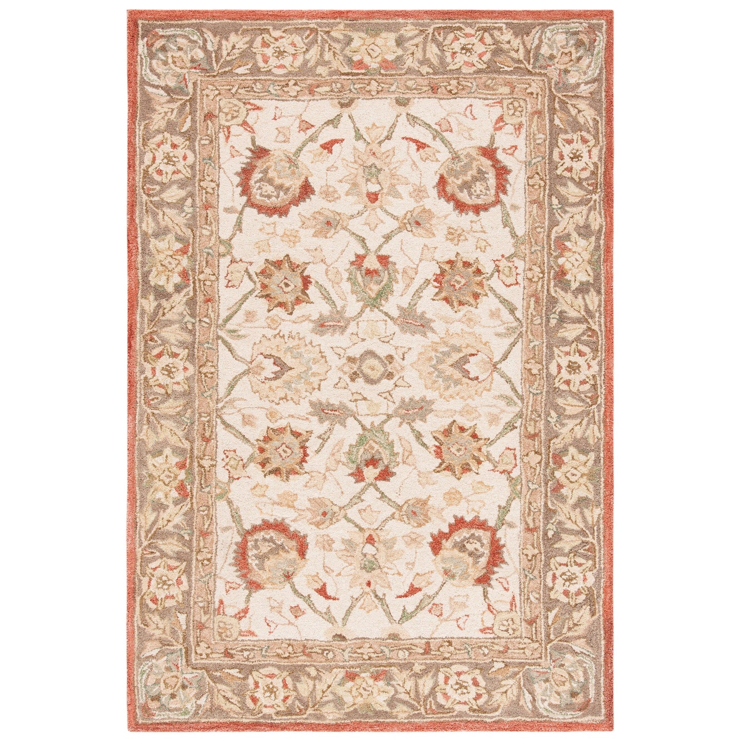 Tapis traditionnel oriental SAFAVIEH en laine filée à la main, Anatolie Renelle, fait main