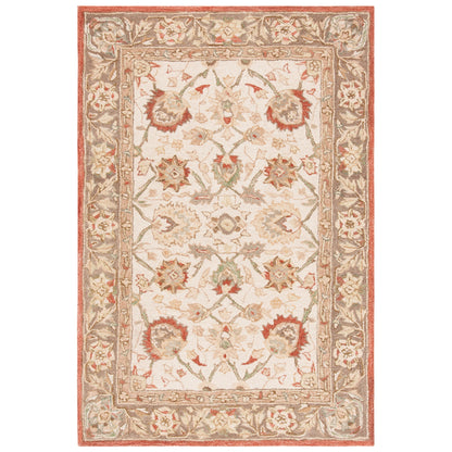 Tapis traditionnel oriental SAFAVIEH en laine filée à la main, Anatolie Renelle, fait main