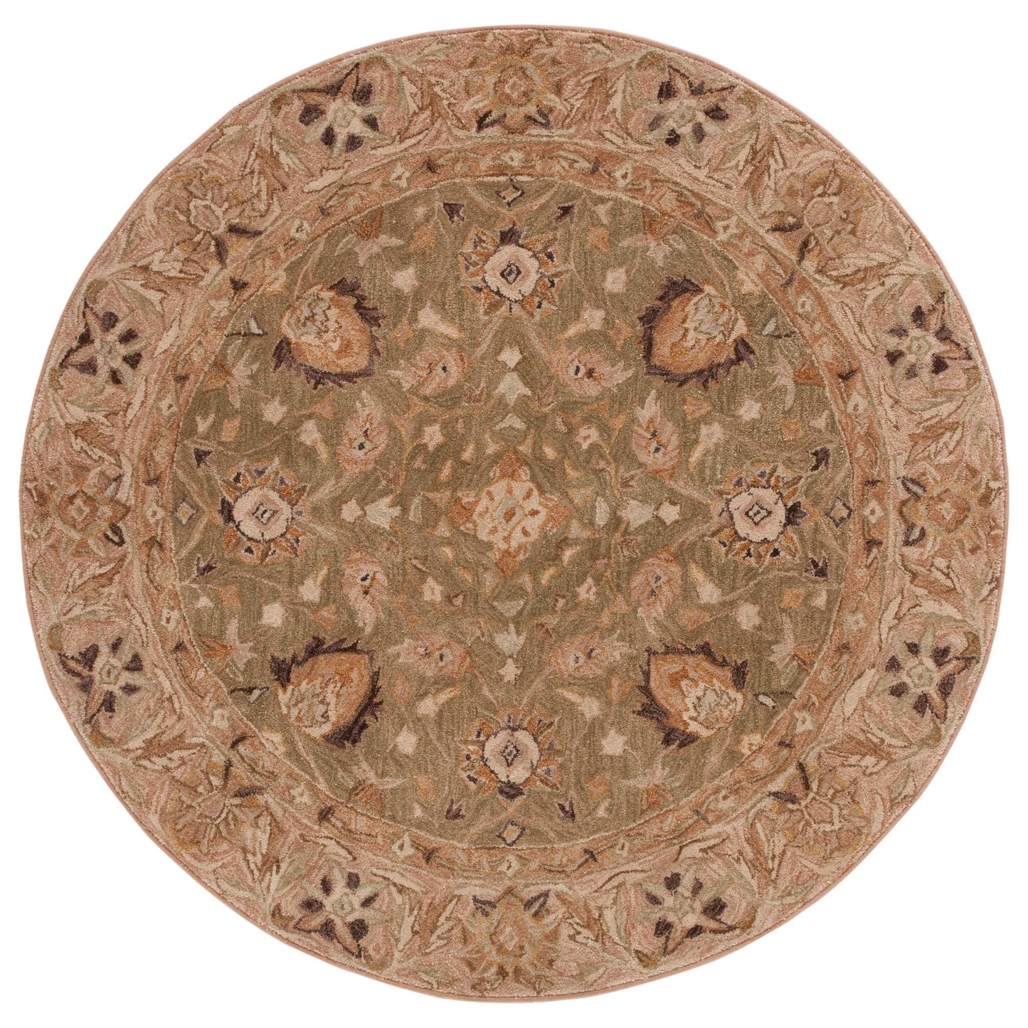 Tapis traditionnel oriental SAFAVIEH en laine filée à la main, Anatolie Renelle, fait main