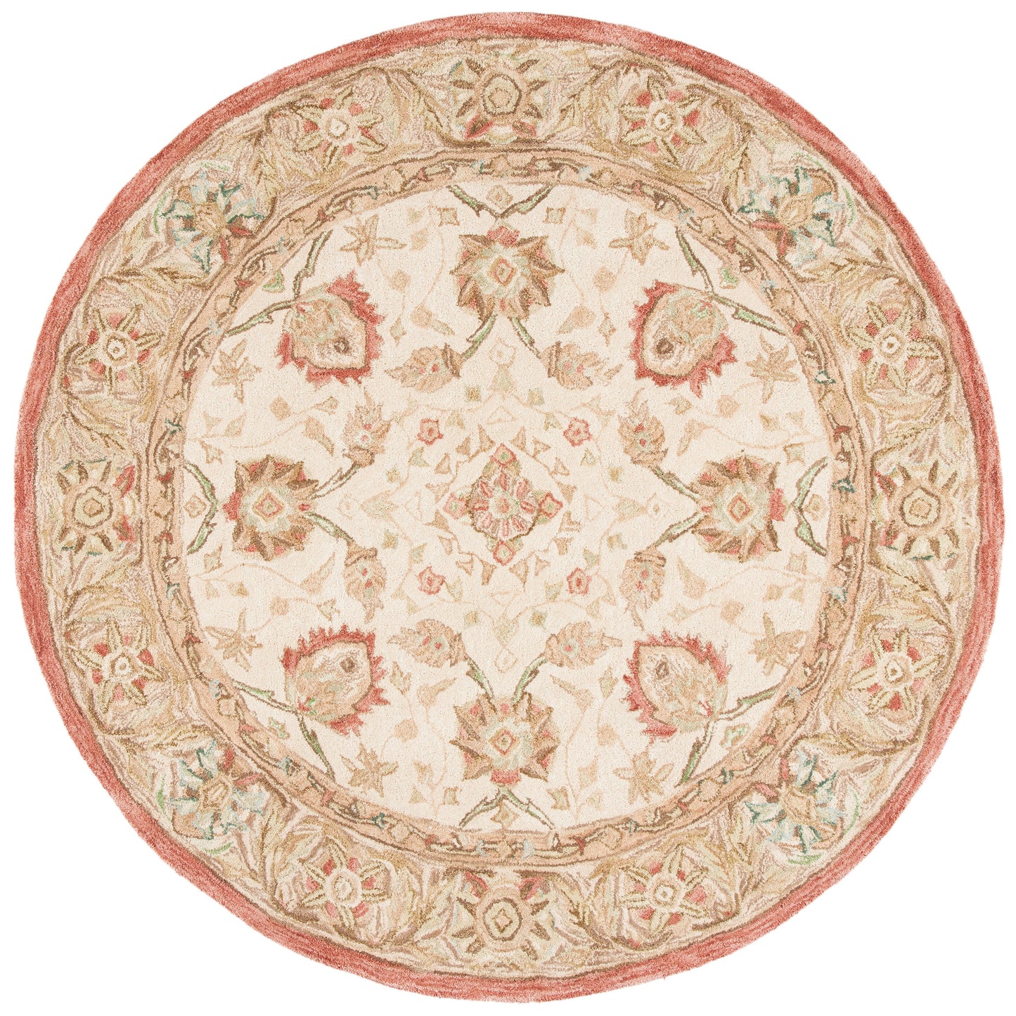 Tapis traditionnel oriental SAFAVIEH en laine filée à la main, Anatolie Renelle, fait main