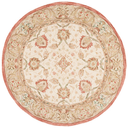 Tapis traditionnel oriental SAFAVIEH en laine filée à la main, Anatolie Renelle, fait main