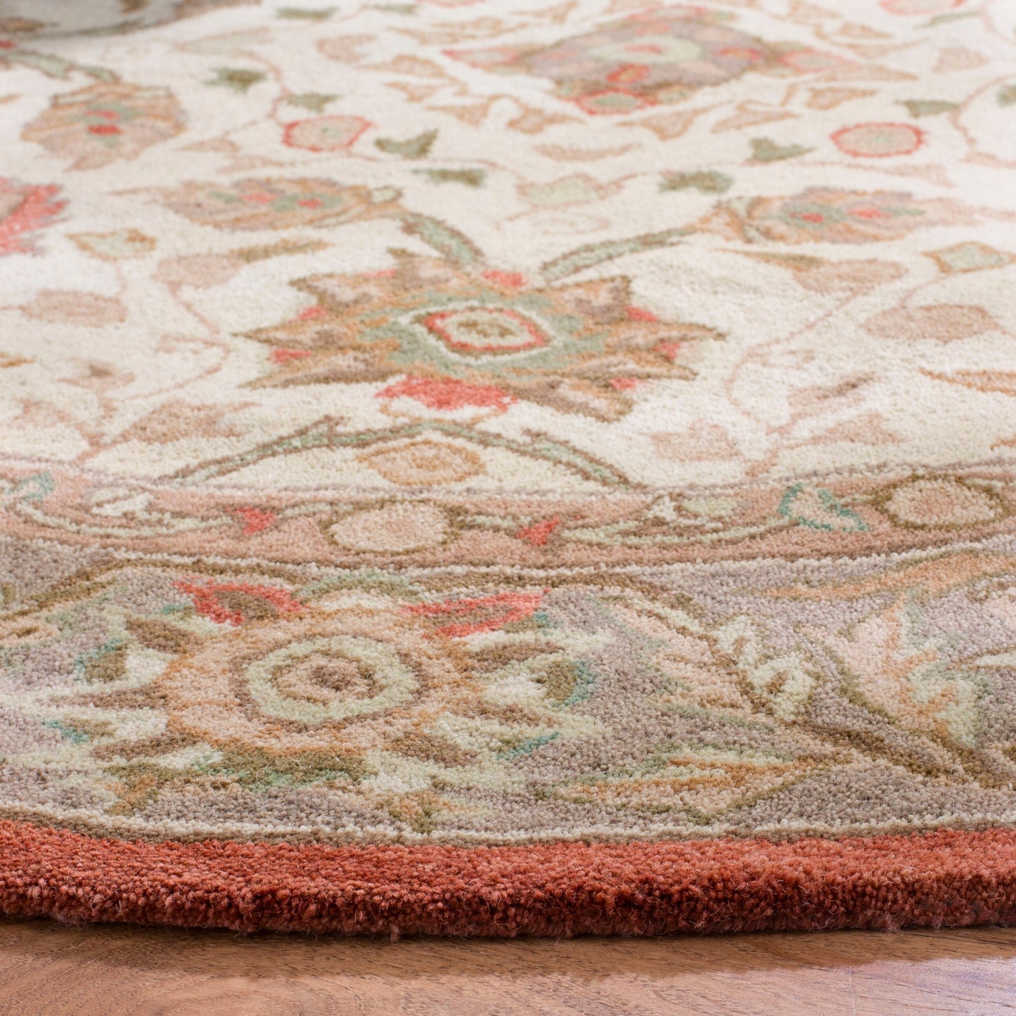 Tapis traditionnel oriental SAFAVIEH en laine filée à la main, Anatolie Renelle, fait main