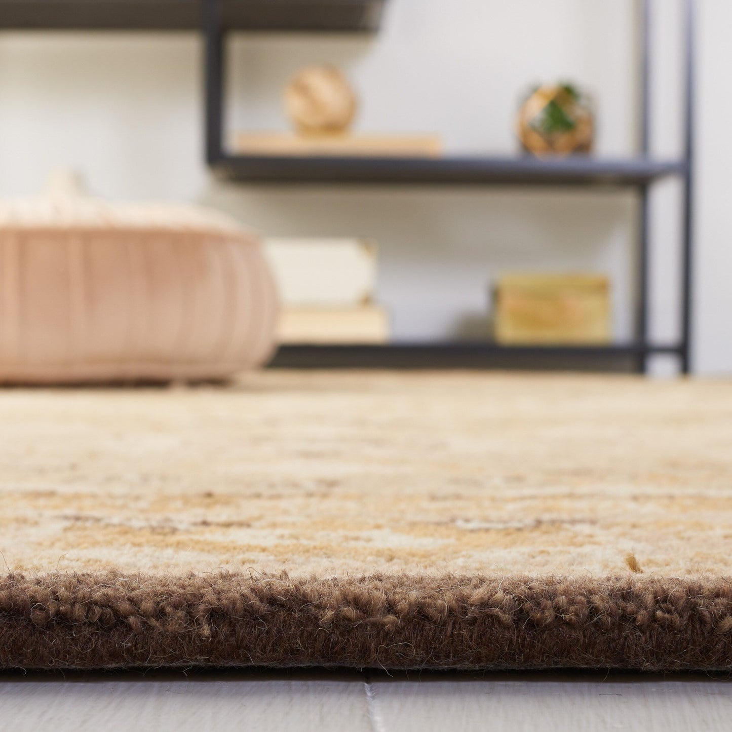 Tapis traditionnel oriental SAFAVIEH en laine filée à la main, Anatolie Renelle, fait main