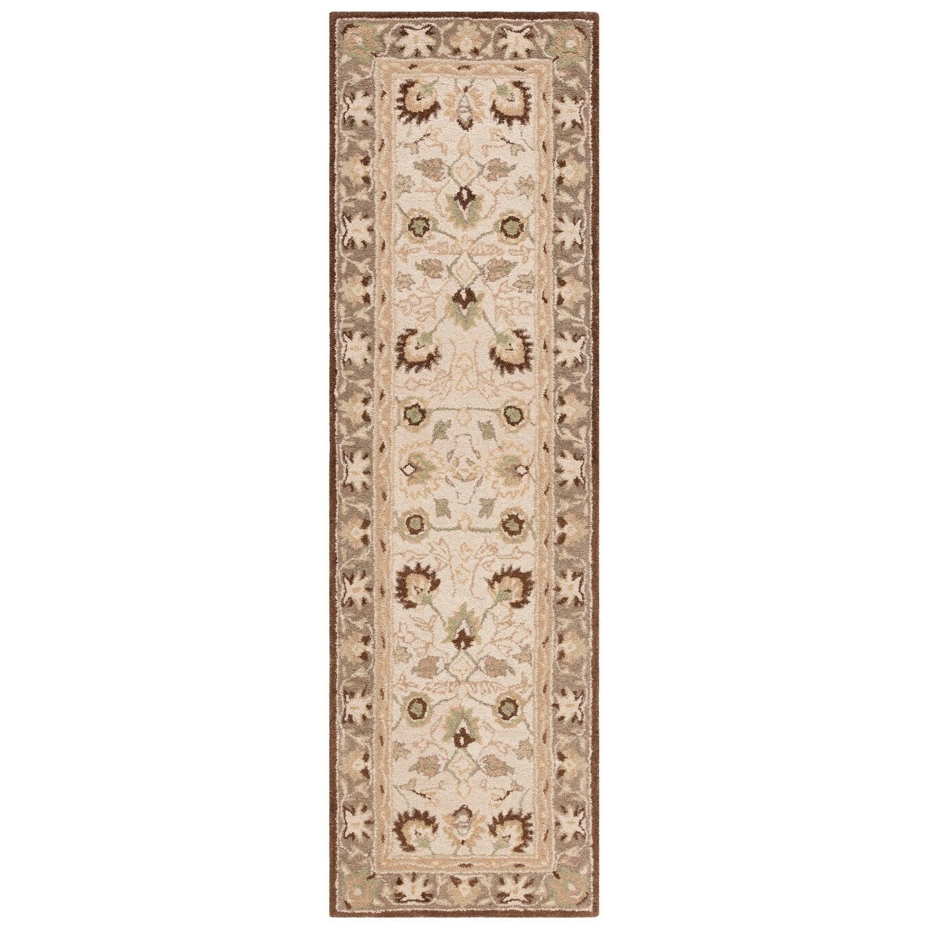 Tapis traditionnel oriental SAFAVIEH en laine filée à la main, Anatolie Renelle, fait main