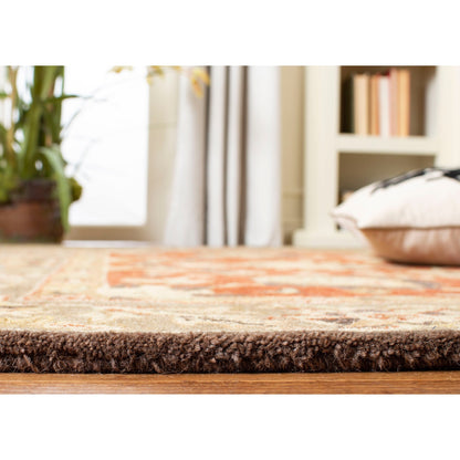 Tapis traditionnel oriental SAFAVIEH en laine filée à la main, Anatolie Renelle, fait main