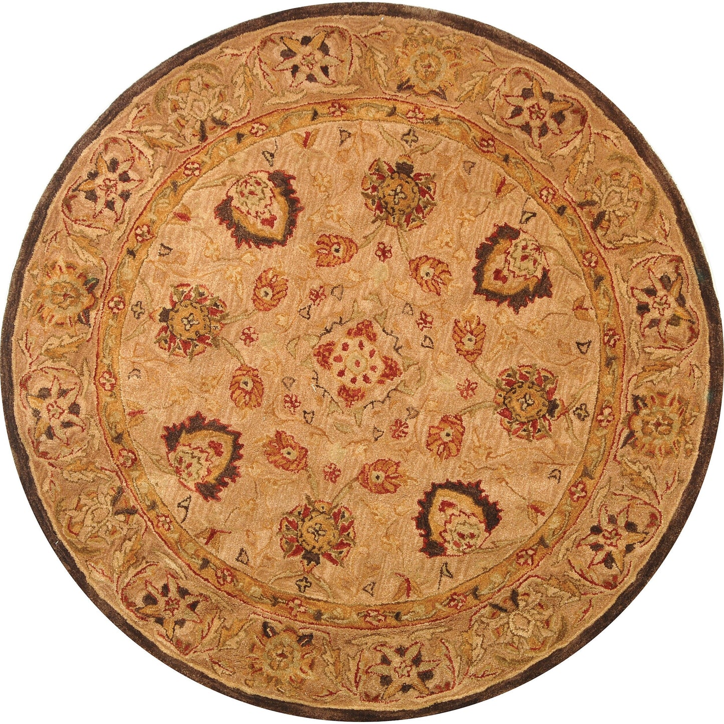 Tapis traditionnel oriental SAFAVIEH en laine filée à la main, Anatolie Renelle, fait main