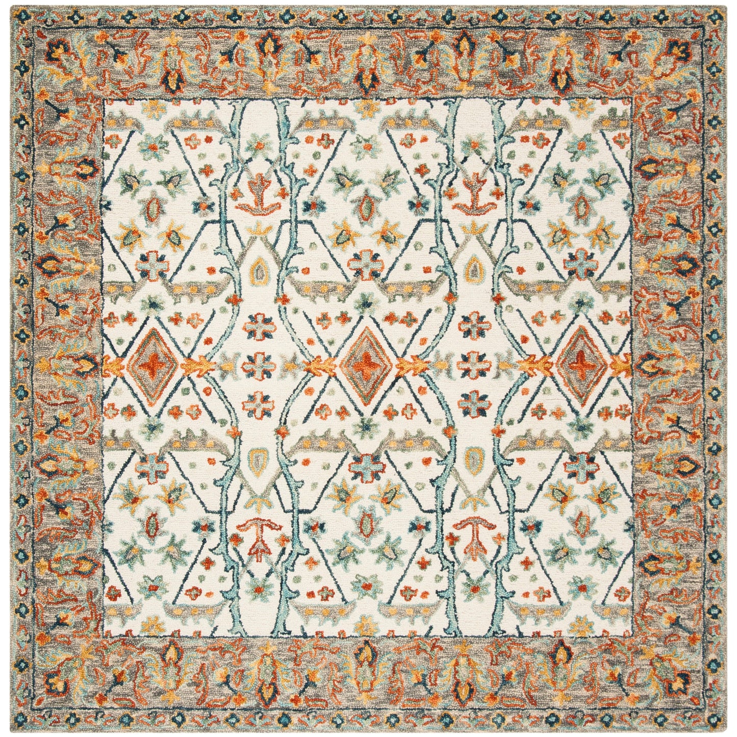 Tapis SAFAVIEH fait main en laine Aspen Elerte Boho Tribal