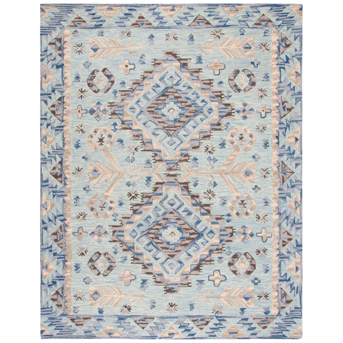 Tapis SAFAVIEH fait main en laine Aspen Ermira Boho Tribal