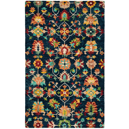 Tapis en laine Aspen Guldeniz Boho Tribal fait main SAFAVIEH