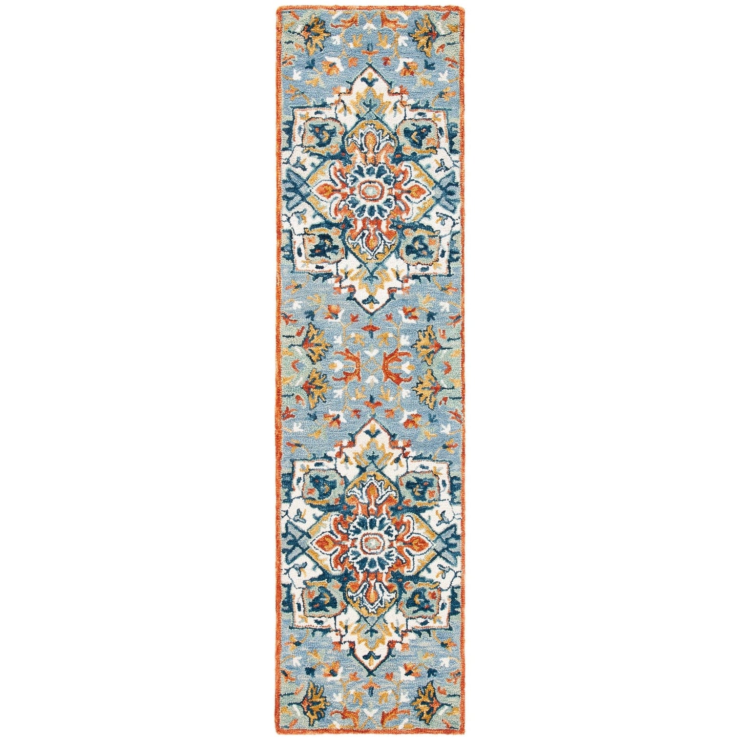 Tapis en laine Aspen Hagar Boho Medallion fait main SAFAVIEH