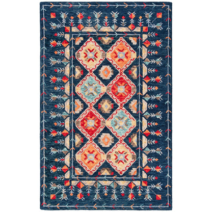 Tapis en laine Aspen Kuang Boho Tribal fait main SAFAVIEH