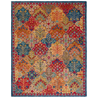 Tapis en laine Aspen Reemtdine Boho Tribal fait main SAFAVIEH