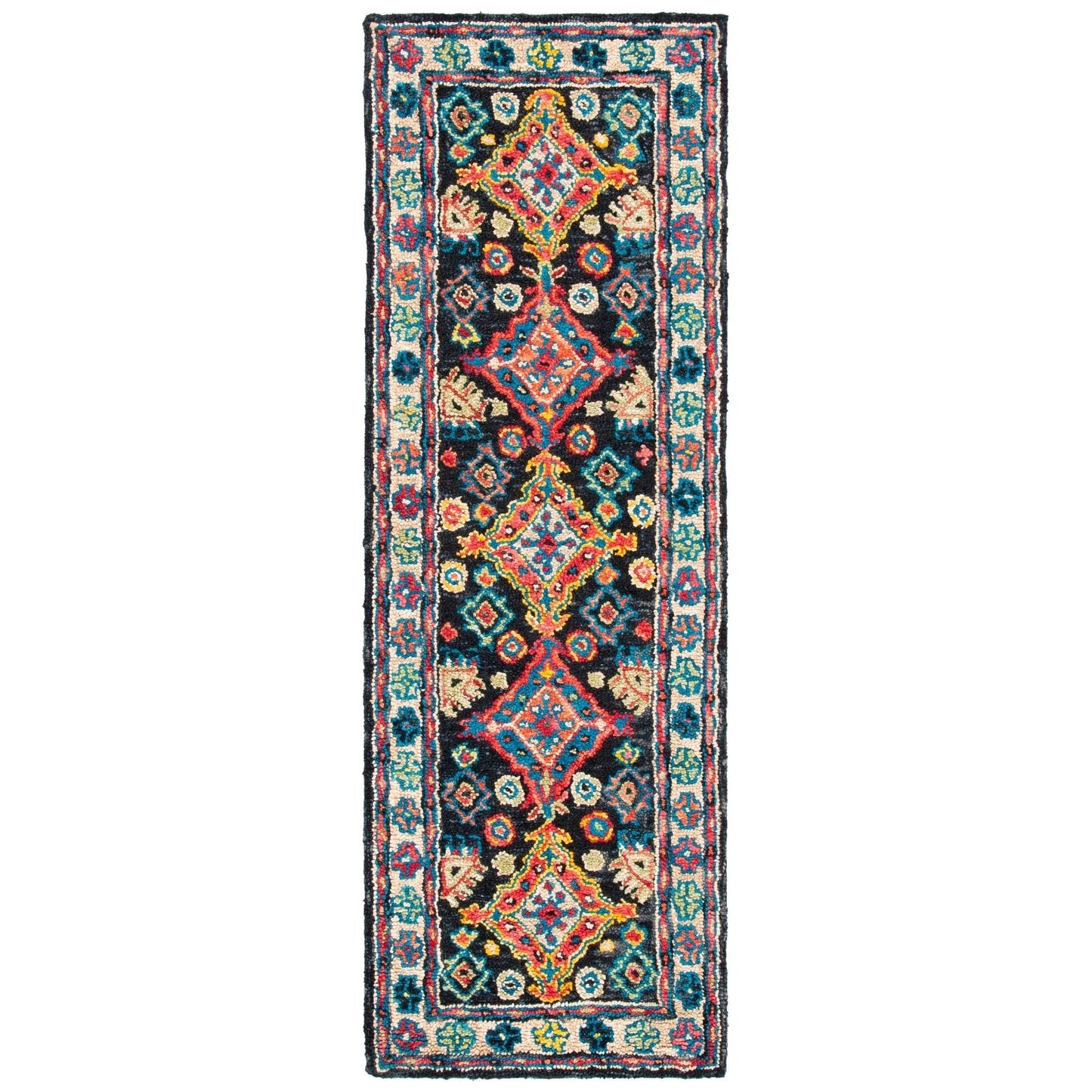 SAFAVIEH Tapis en laine bohème Aspen Sigur镁ora fait à la main