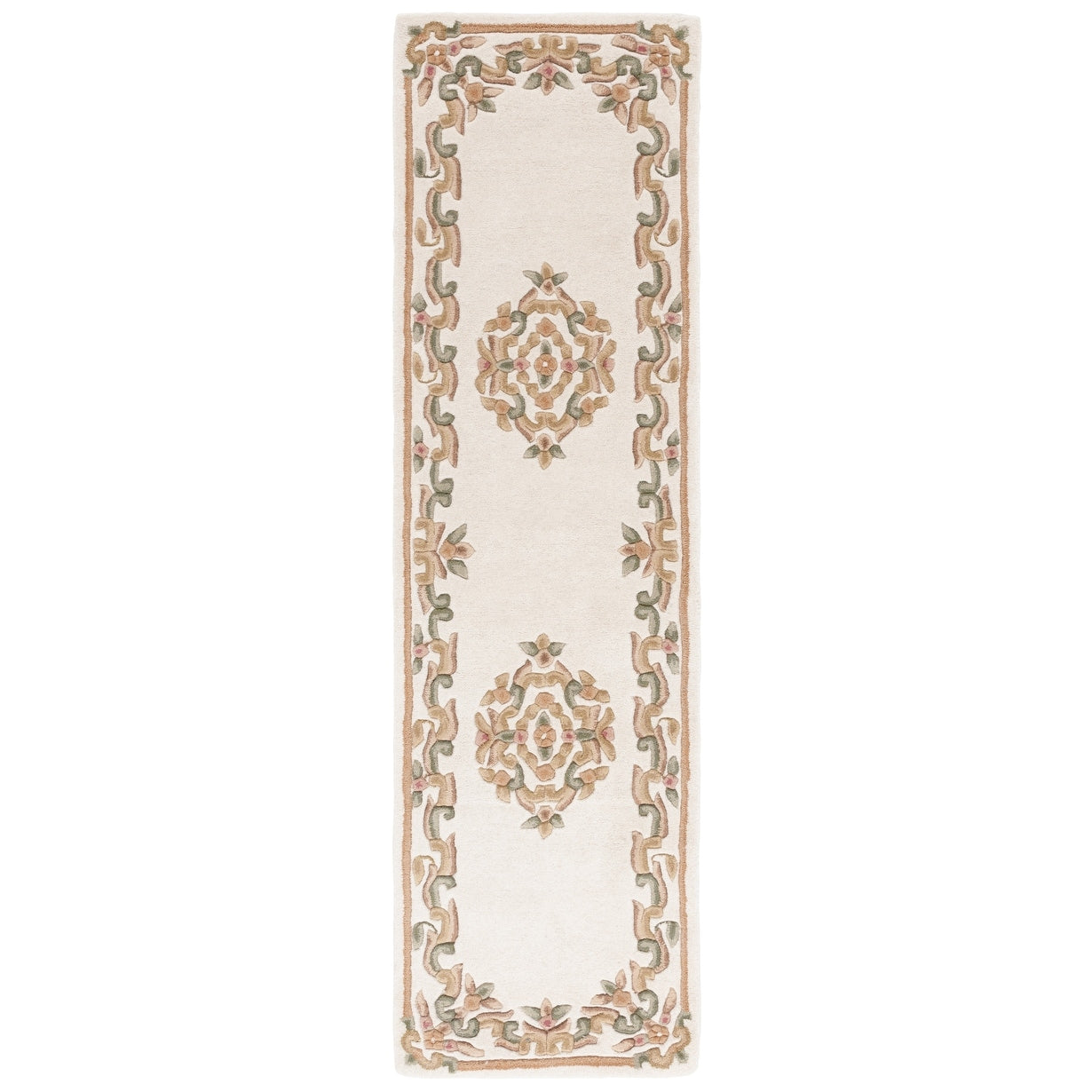 Tapis traditionnel en laine SAFAVIEH fait main, style Aubusson Hale.