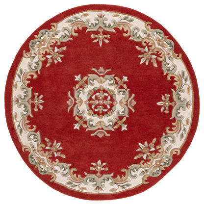 Tapis traditionnel en laine SAFAVIEH fait main, style Aubusson Hale.