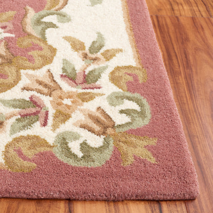 Tapis traditionnel en laine SAFAVIEH fait main, style Aubusson Hale.