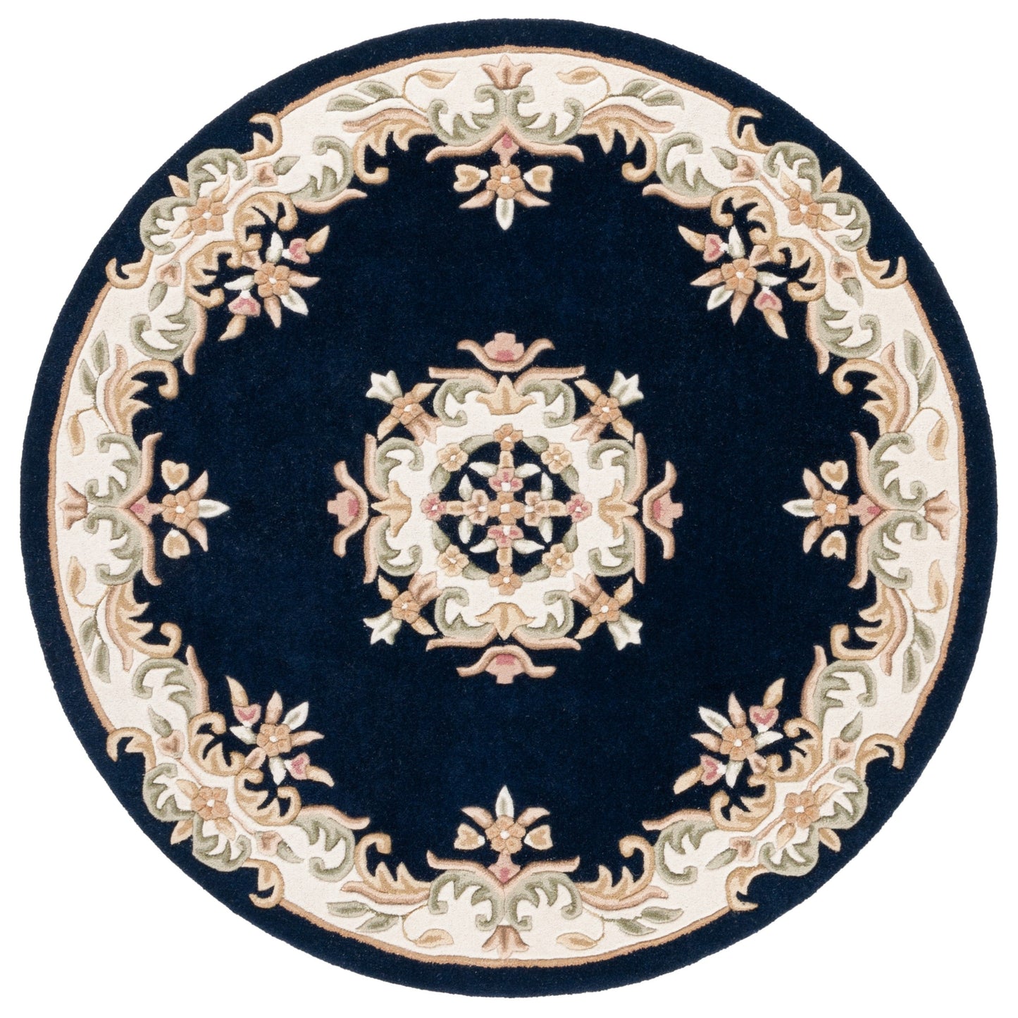 Tapis traditionnel en laine SAFAVIEH fait main, style Aubusson Hale.