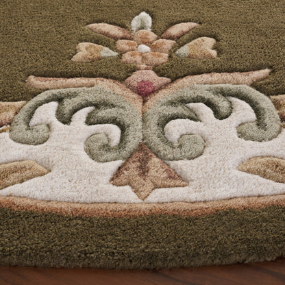 Tapis traditionnel en laine SAFAVIEH fait main, style Aubusson Hale.