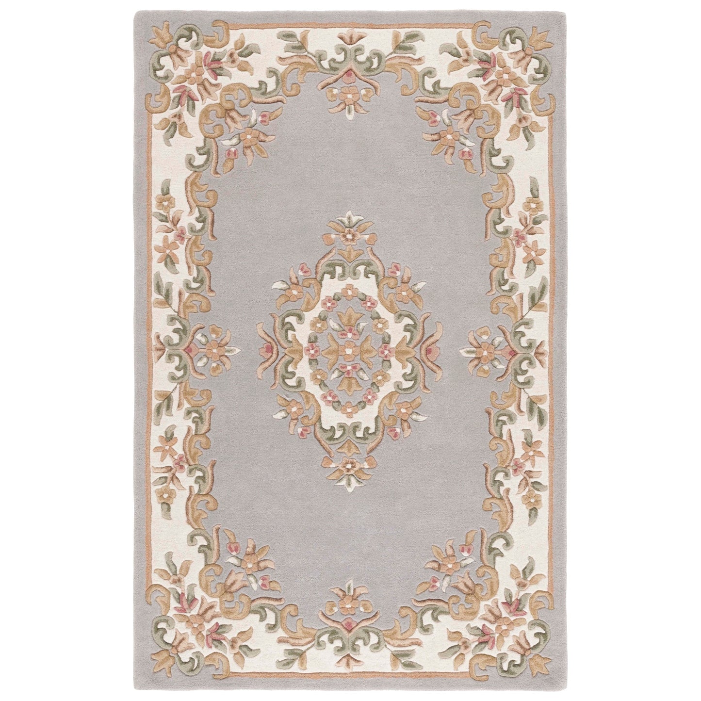 Tapis traditionnel en laine SAFAVIEH fait main, style Aubusson Hale.
