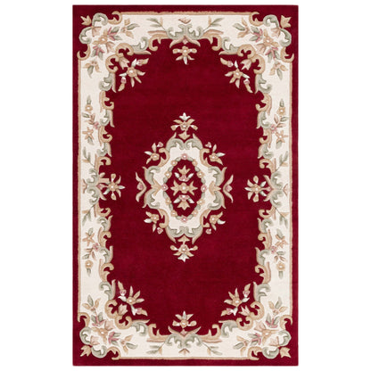 Tapis traditionnel en laine SAFAVIEH fait main, style Aubusson Hale.