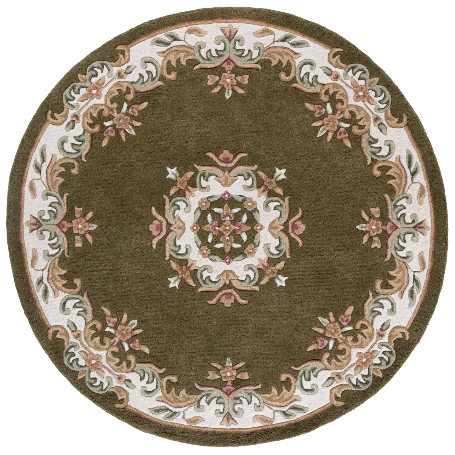 Tapis traditionnel en laine SAFAVIEH fait main, style Aubusson Hale.