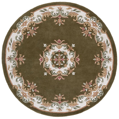 Tapis traditionnel en laine SAFAVIEH fait main, style Aubusson Hale.