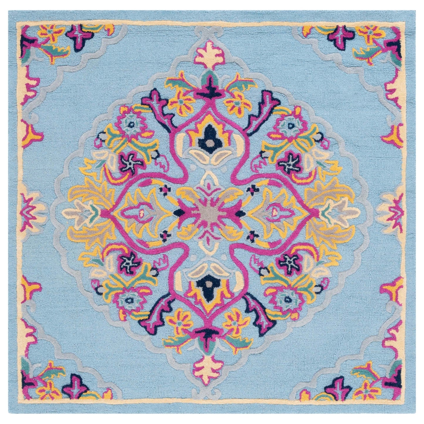 Tapis en laine SAFAVIEH fait main Bellagio Cailin Medallion