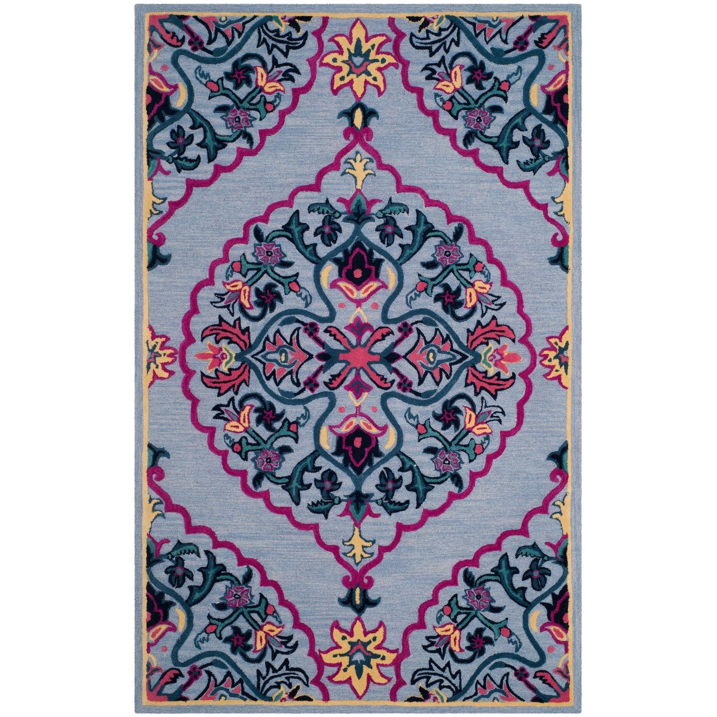 Tapis en laine SAFAVIEH fait main Bellagio Cailin Medallion