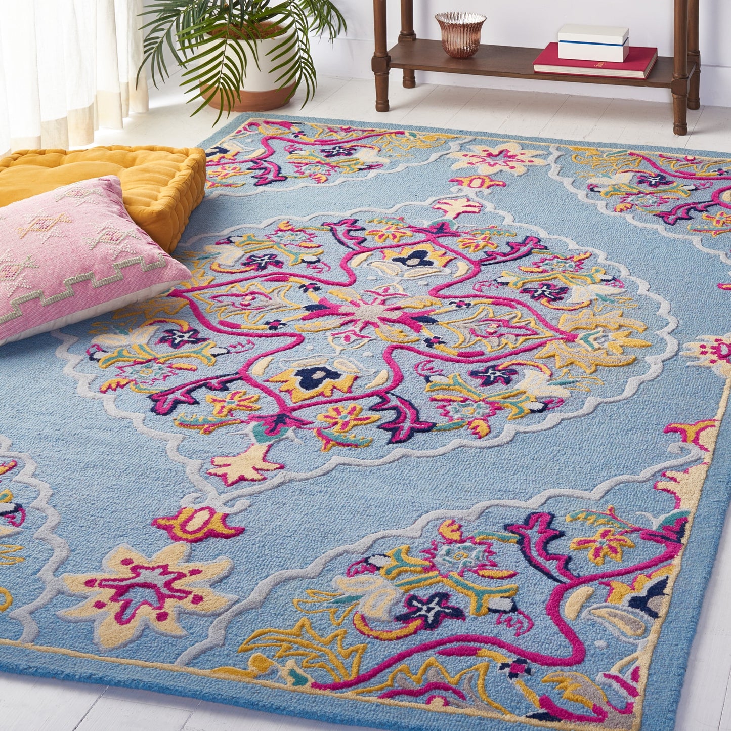 Tapis en laine SAFAVIEH fait main Bellagio Cailin Medallion