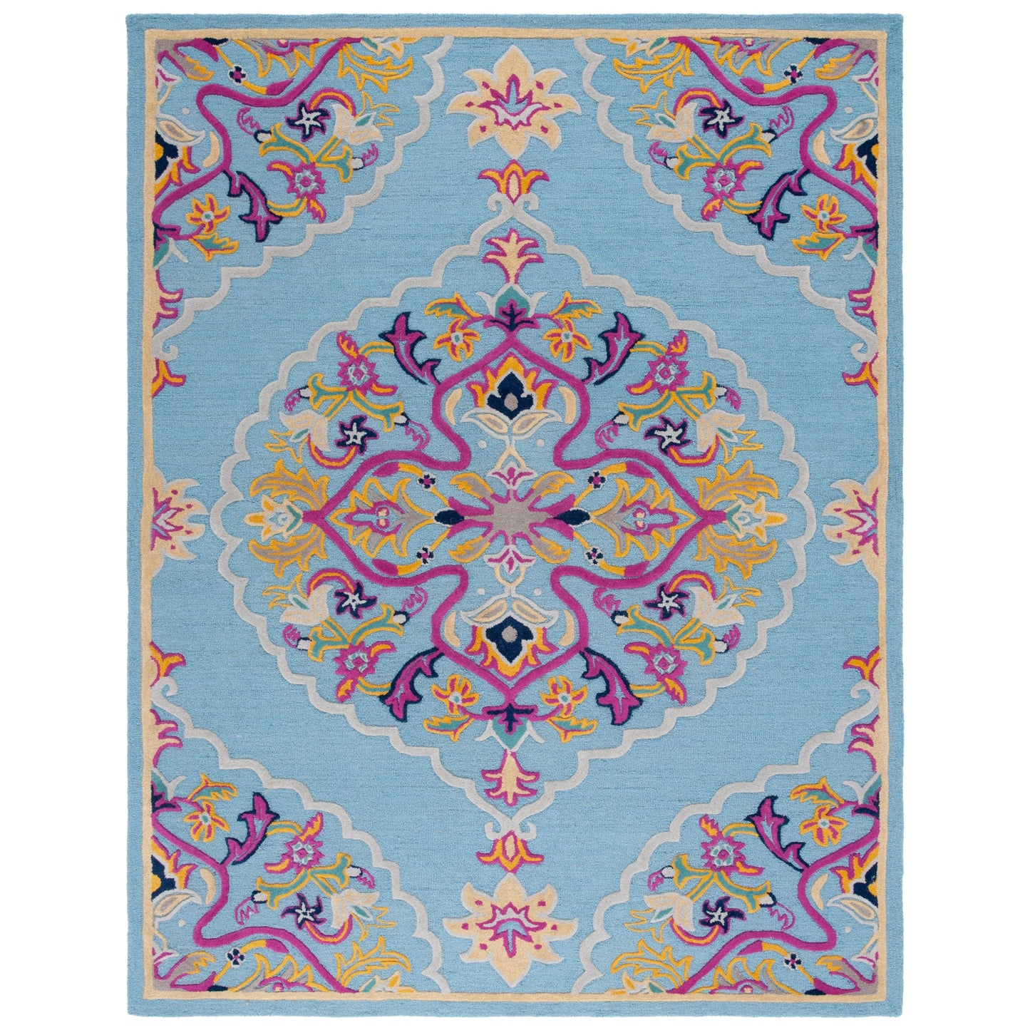 Tapis en laine SAFAVIEH fait main Bellagio Cailin Medallion