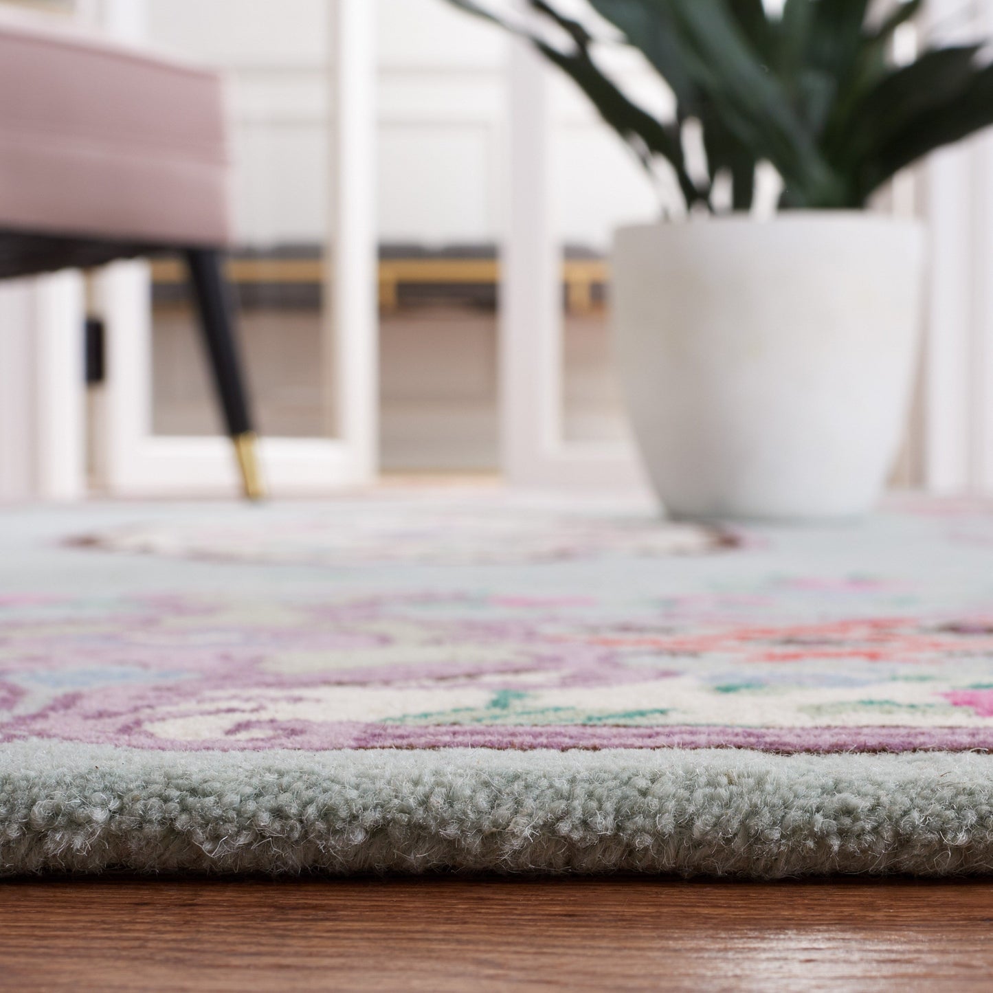 Tapis en laine SAFAVIEH fait main Bellagio Tatevik à médaillon oriental