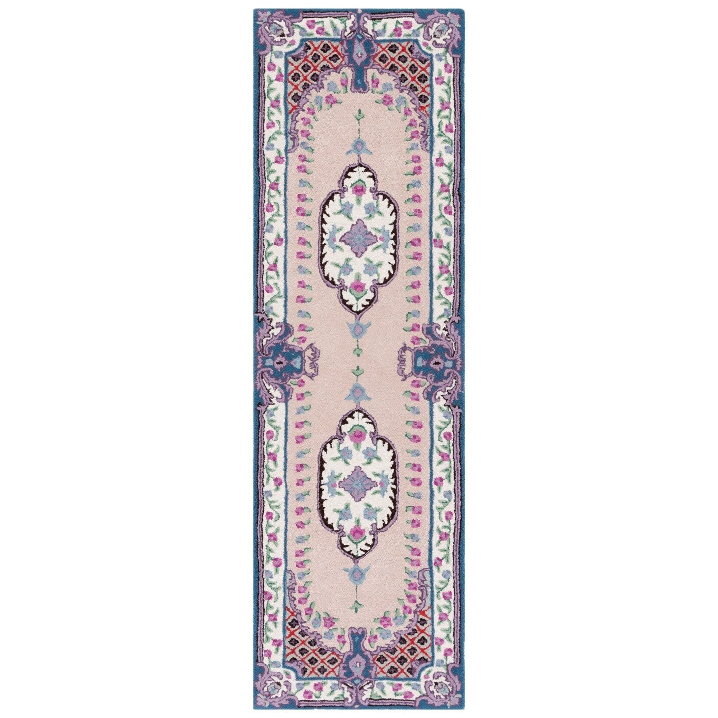 Tapis en laine SAFAVIEH fait main Bellagio Tatevik à médaillon oriental