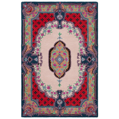 Tapis en laine SAFAVIEH fait main Bellagio Tatevik à médaillon oriental