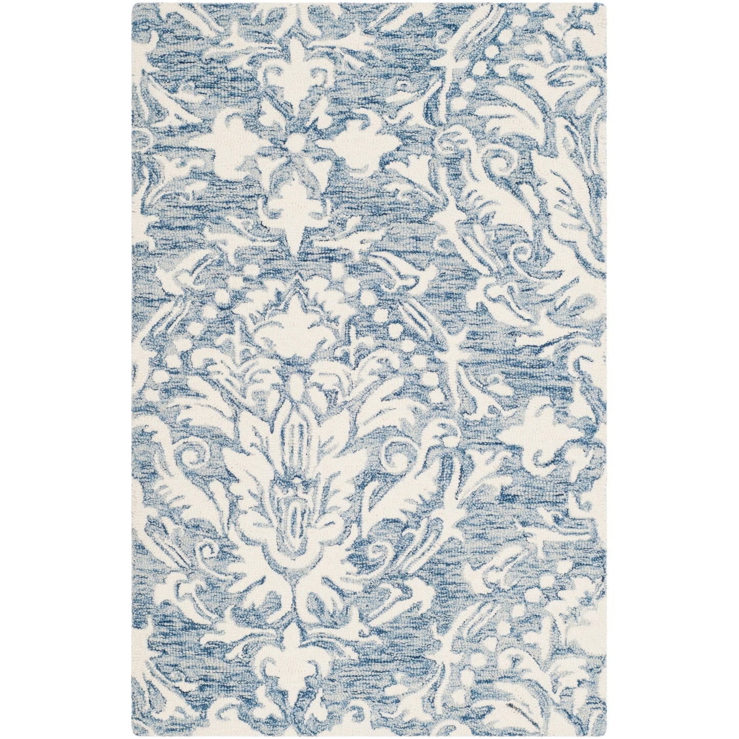 Tapis en laine moderne à motif floral Ambroisine fait main SAFAVIEH