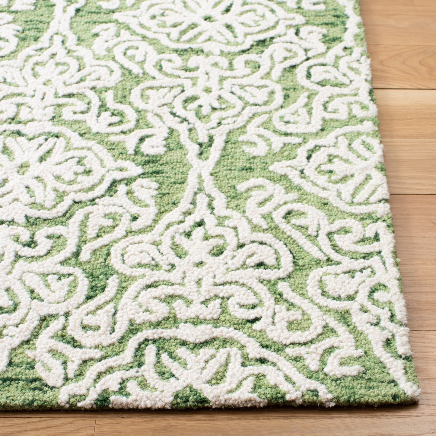 Tapis en laine moderne à motif floral SAFAVIEH fait main Blossom Cateluta