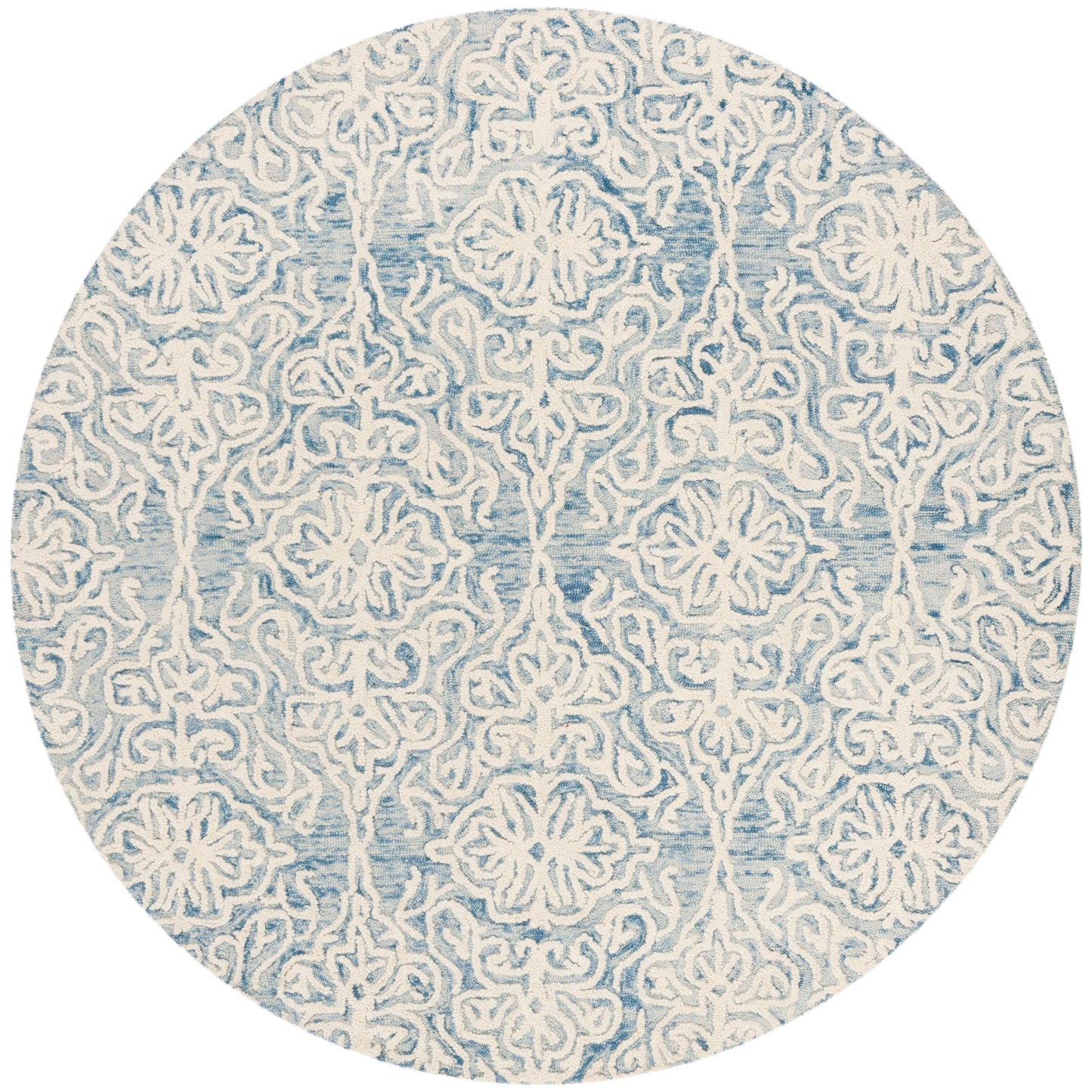 Tapis en laine moderne à motif floral SAFAVIEH fait main Blossom Cateluta