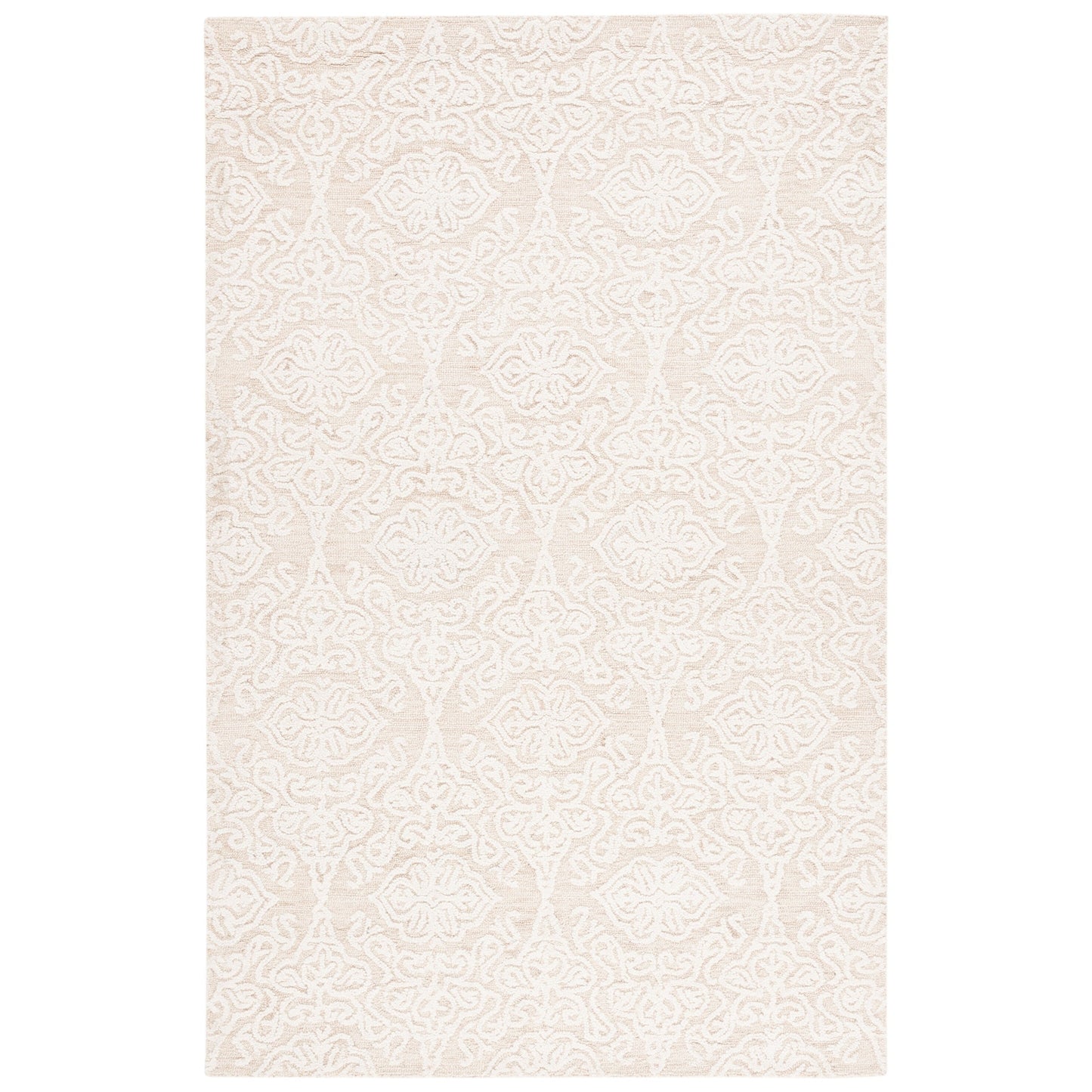 Tapis en laine moderne à motif floral SAFAVIEH fait main Blossom Cateluta