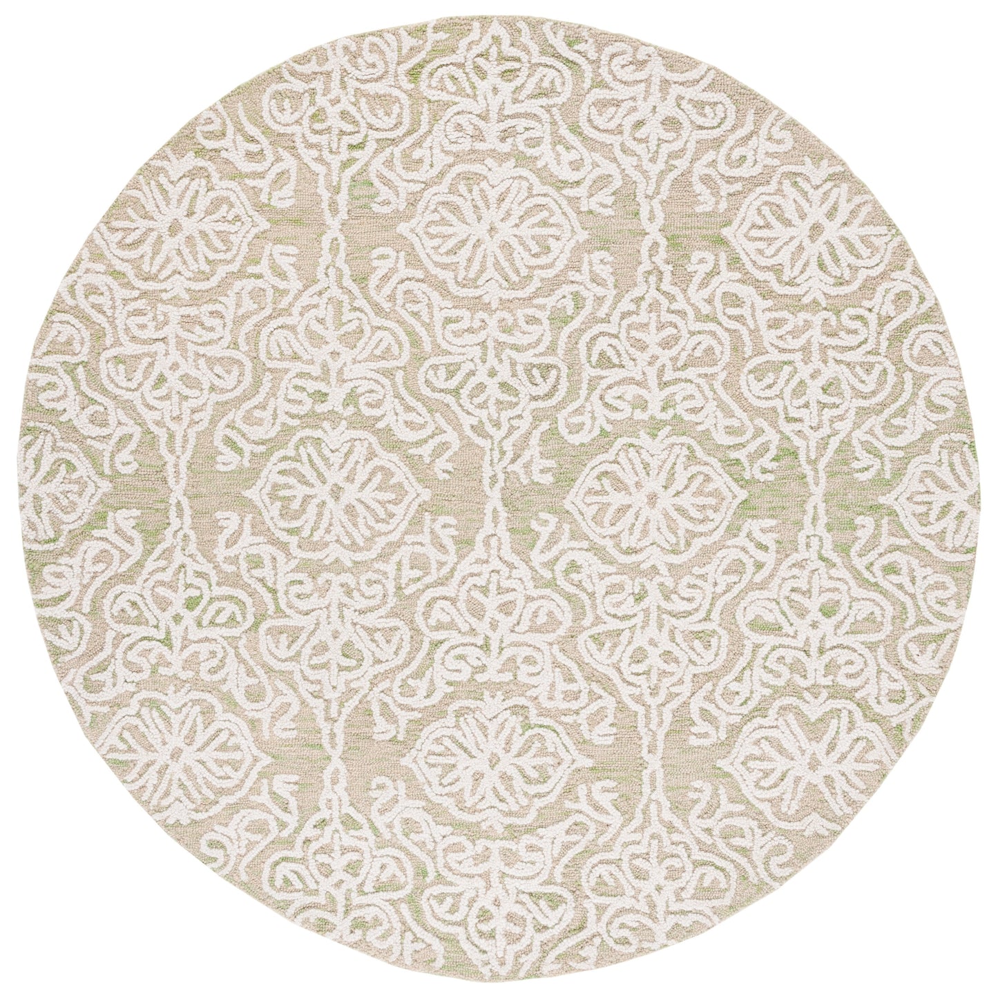 Tapis en laine moderne à motif floral SAFAVIEH fait main Blossom Cateluta