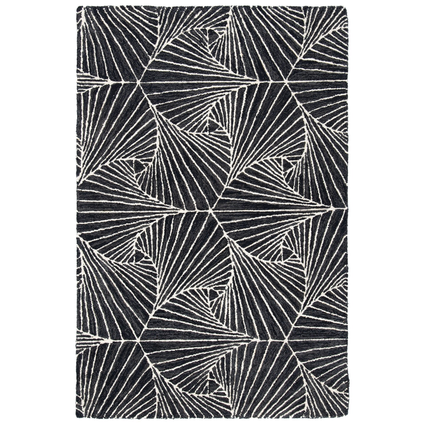 Tapis en laine moderne à motif floral SAFAVIEH fait main Blossom Cateluta