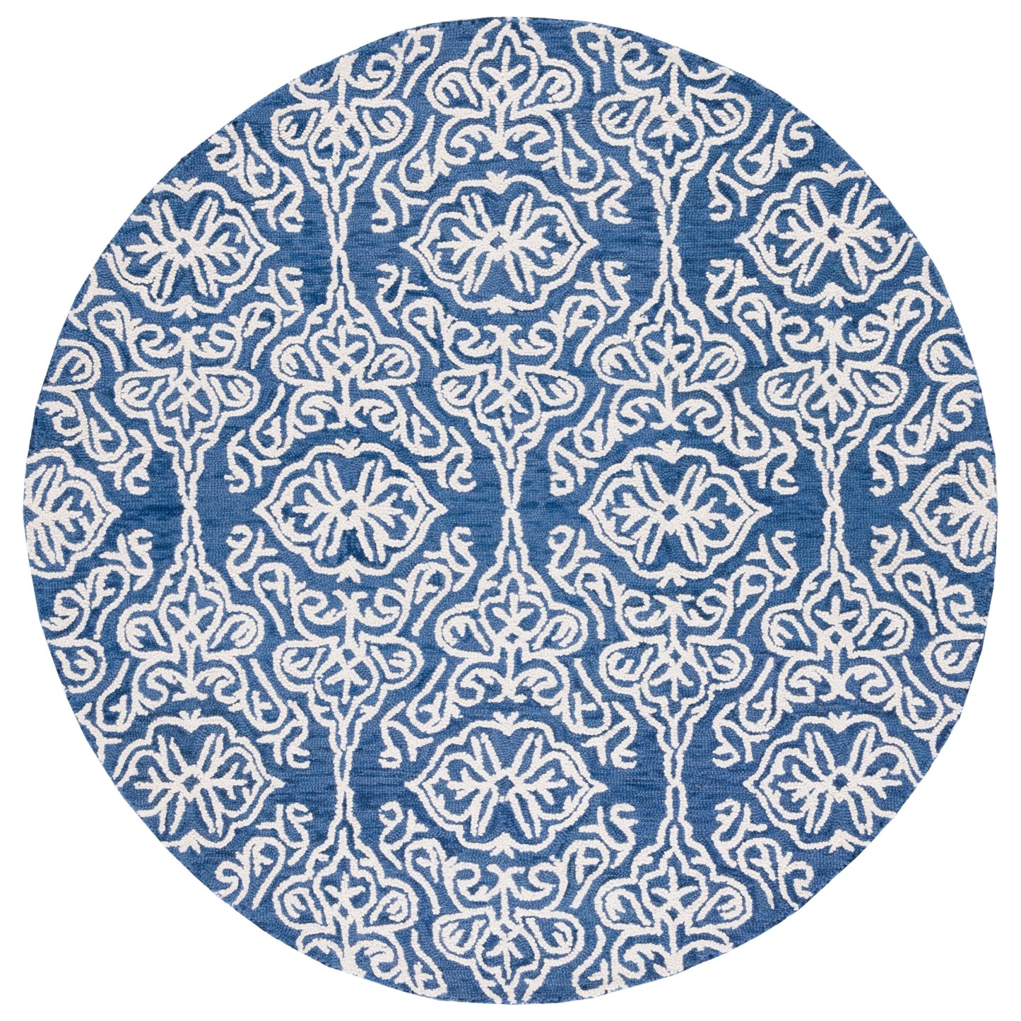 Tapis en laine moderne à motif floral SAFAVIEH fait main Blossom Cateluta
