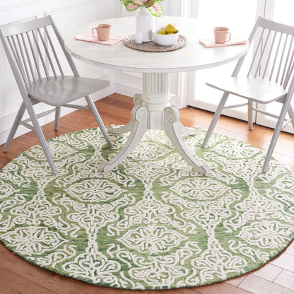 Tapis en laine moderne à motif floral SAFAVIEH fait main Blossom Cateluta