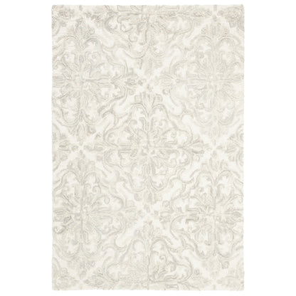 Tapis en laine moderne à motif floral Gertrida fait main SAFAVIEH