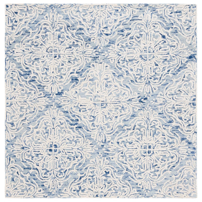 Tapis en laine moderne à motif floral Gertrida fait main SAFAVIEH