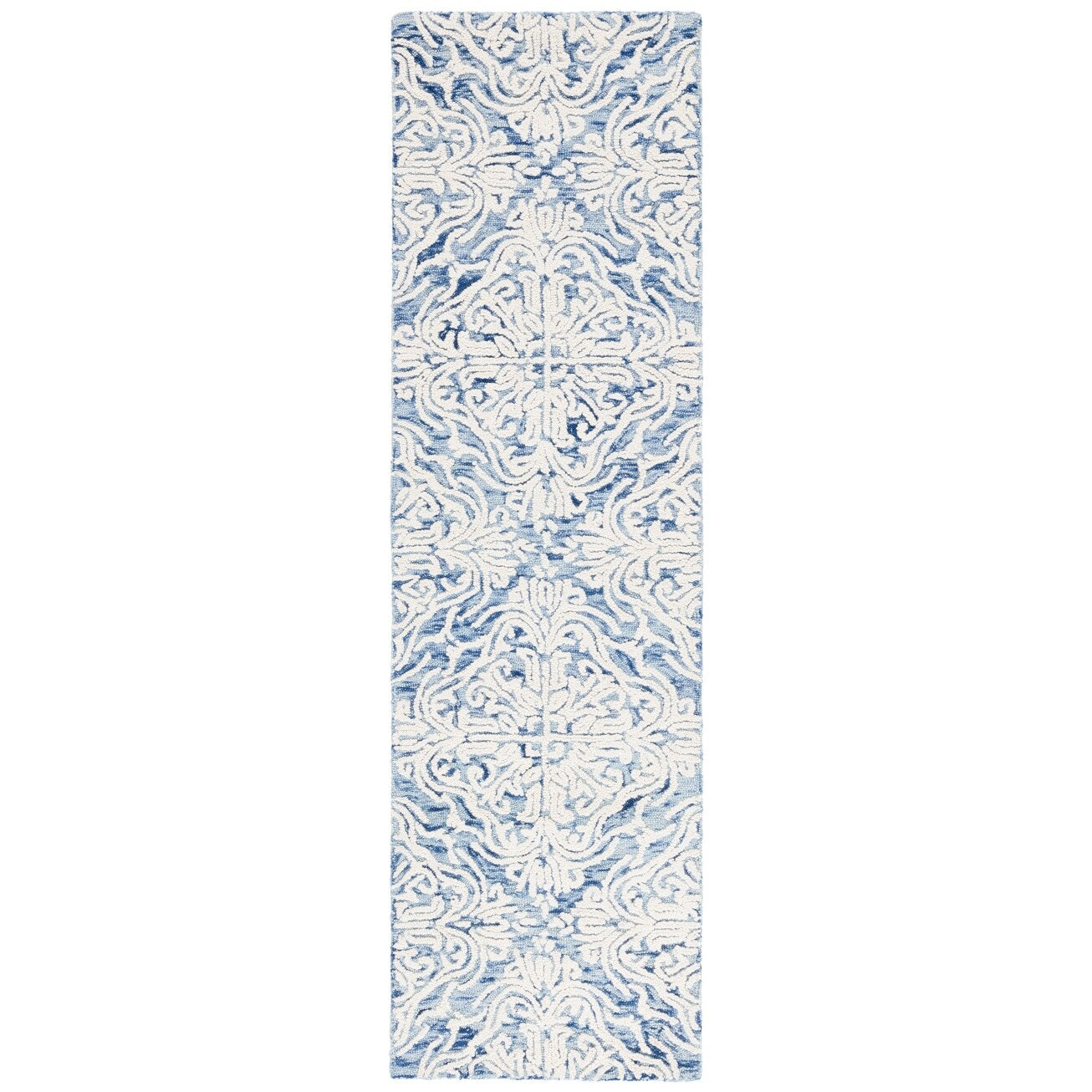 Tapis en laine moderne à motif floral Gertrida fait main SAFAVIEH